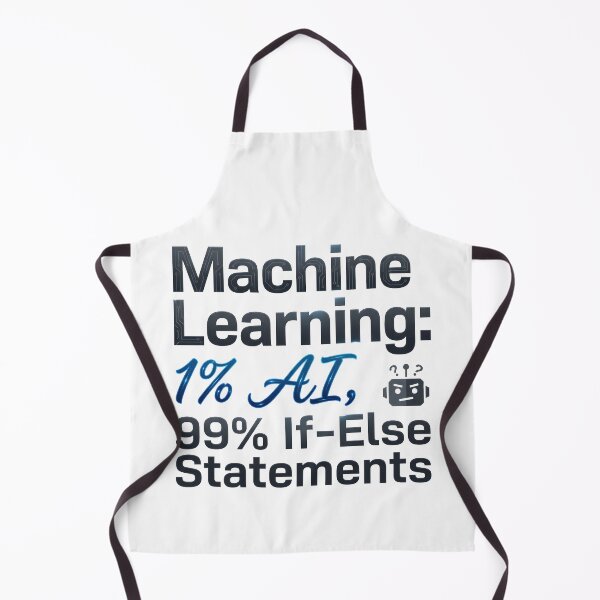 Item preview, Machine Learning If Else Statements Funny AI Programmer Coding Joke designed and sold by WorldShop17.