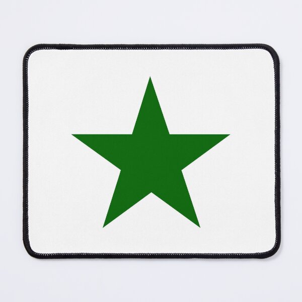 Item preview, Dark Green Five Point Star designed and sold by pattern-archive.