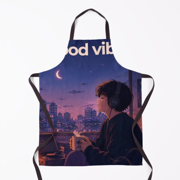 Item preview, Lofi Aesthetic Good Vibes Anime Boy - Chill Neon T-Shirt designed and sold by t-shirtbywire.