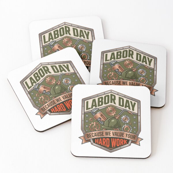 Item preview, Labor Day Hard Work Shirt - Industrial Gear Tool Badge Tee designed and sold by relso.