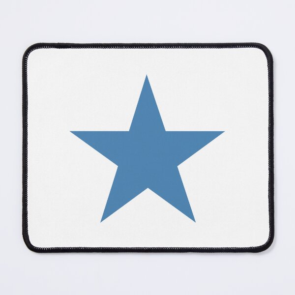 Item preview, Steel Blue Five Point Star designed and sold by pattern-archive.