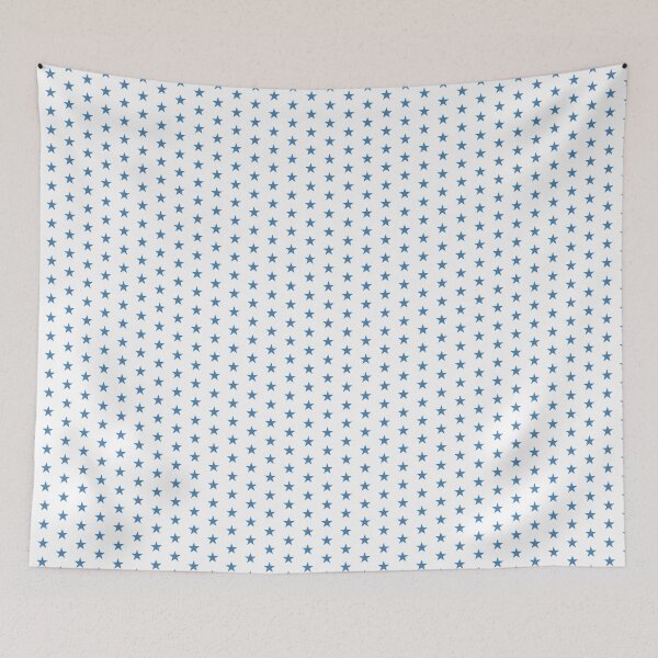 Item preview, Steel Blue Five Point Star designed and sold by pattern-archive.
