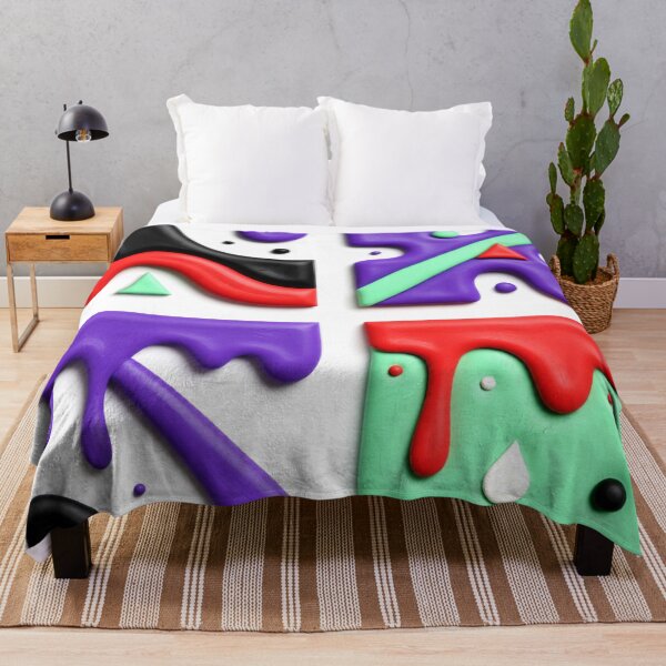 Item preview, fluid forms C colorful geometric quad abstract design designed and sold by SmashingDeals.