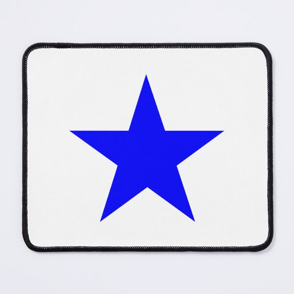 Item preview, Blue Five Point Star designed and sold by pattern-archive.