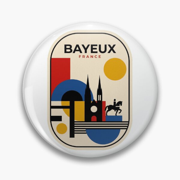 Item preview, Retro Bayeux Bauhaus Geometric Skyline designed and sold by k3rstman1.
