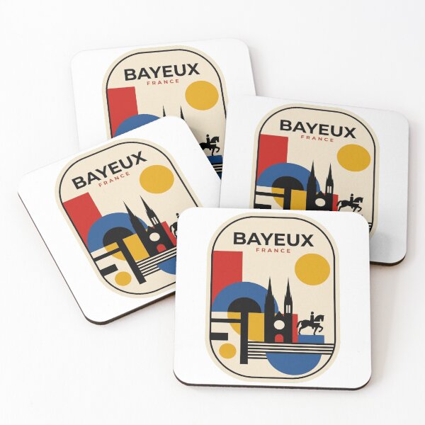 Item preview, Retro Bayeux Bauhaus Geometric Skyline designed and sold by k3rstman1.