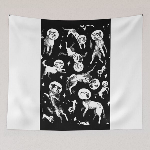 Item preview, Space dogs Black designed and sold by RichardIvie.