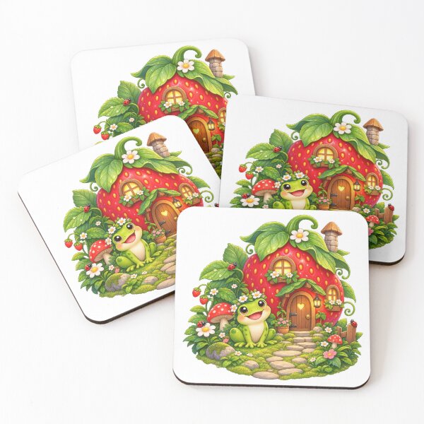 Item preview, Frog by Strawberry Mushroom Cottage designed and sold by jgvisualarts.