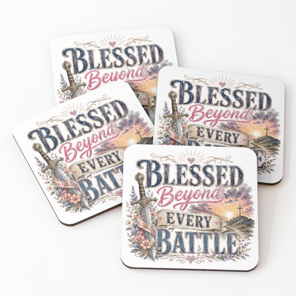 Item preview, Blessed beyond every battle! designed and sold by fribabywonder.