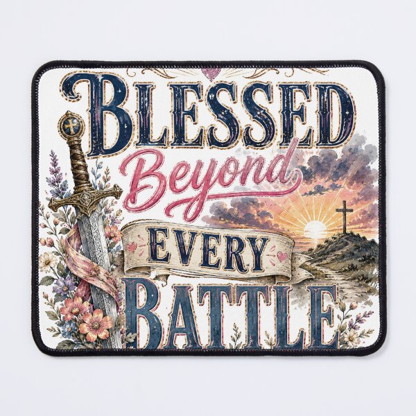 Item preview, Blessed beyond every battle! designed and sold by fribabywonder.