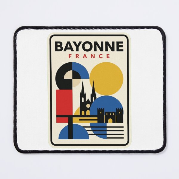 Item preview, Retro Bayonne Bauhaus Geometric Skyline designed and sold by k3rstman1.