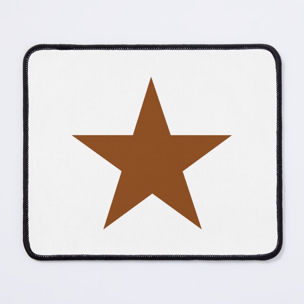 Item preview, Brown Five Point Star designed and sold by pattern-archive.