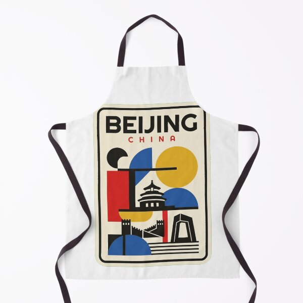 Item preview, Retro Beijing Bauhaus Geometric Skyline designed and sold by k3rstman1.
