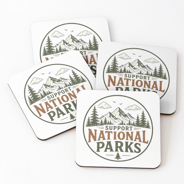 Item preview, Support National Parks designed and sold by CampAndCoast.