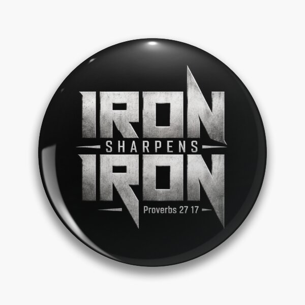 Item preview, Iron Sharpens Iron Proverbs 27:17 designed and sold by ChristianLife.