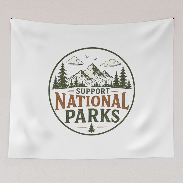 Item preview, Support National Parks designed and sold by CampAndCoast.