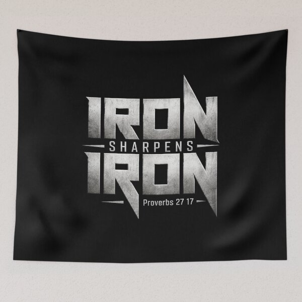 Item preview, Iron Sharpens Iron Proverbs 27:17 designed and sold by ChristianLife.