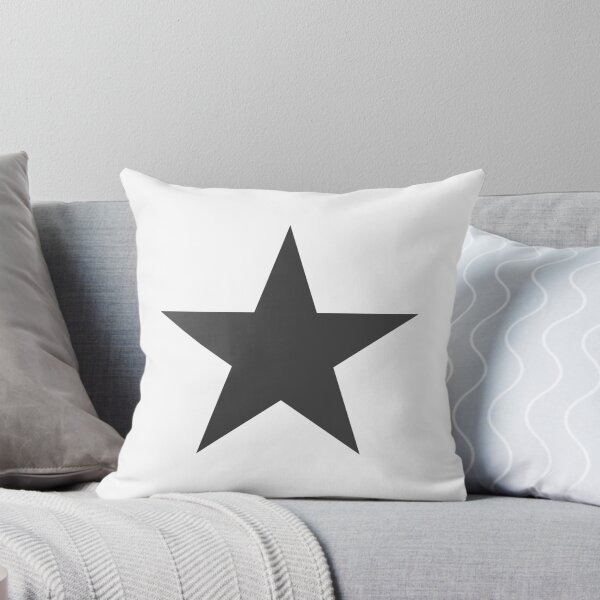 Item preview, Dark Gray Five Point Star designed and sold by pattern-archive.