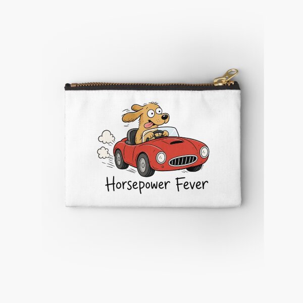 Item preview, Horsepower Fever – Wild‑Eye Dog in a Red Hot Convertible designed and sold by Automotive Art by Greg.