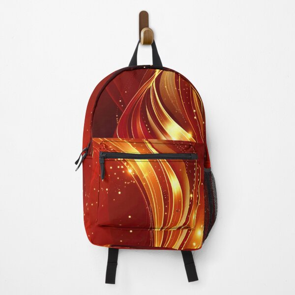 Item preview, Japanese-Inspired Luxurious Red And Golden Abstract Swirl designed and sold by DEC02.
