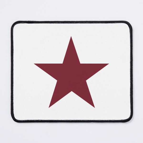 Item preview, Burgundy Five Point Star designed and sold by pattern-archive.