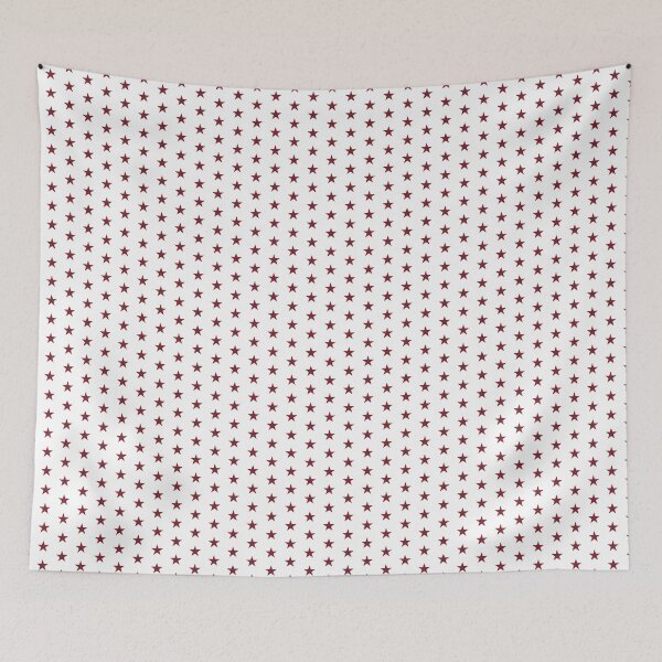 Item preview, Burgundy Five Point Star designed and sold by pattern-archive.