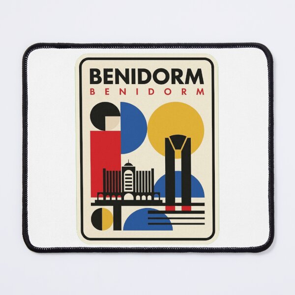 Item preview, Retro Benidorm Bauhaus Geometric Skyline designed and sold by k3rstman1.