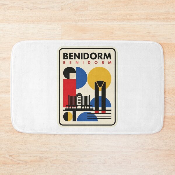 Item preview, Retro Benidorm Bauhaus Geometric Skyline designed and sold by k3rstman1.