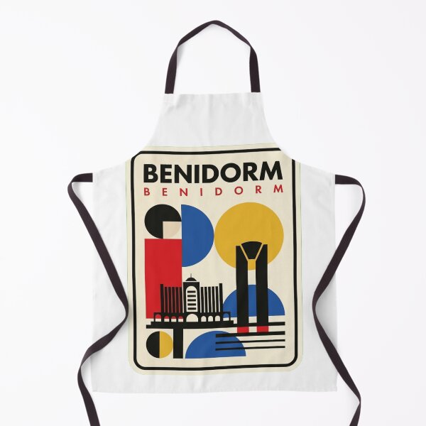 Item preview, Retro Benidorm Bauhaus Geometric Skyline designed and sold by k3rstman1.