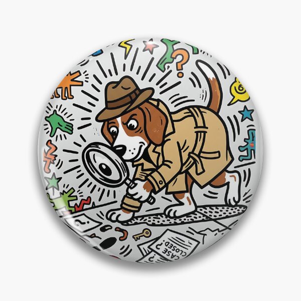 Item preview, Beagle Detective designed and sold by PictoVibe.