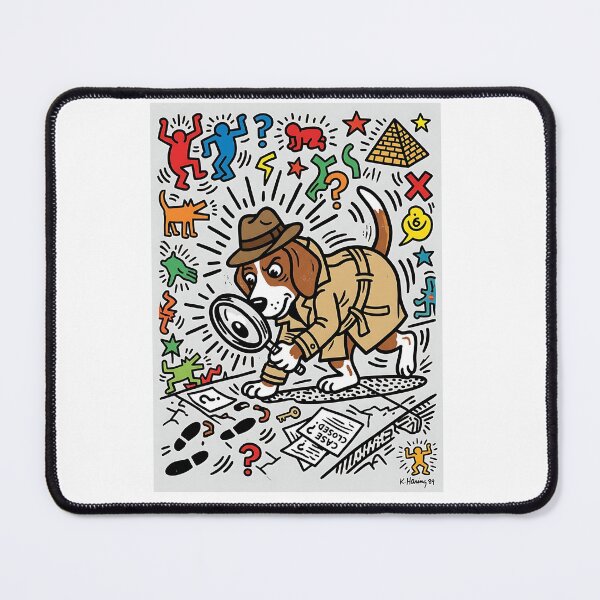 Item preview, Beagle Detective designed and sold by PictoVibe.