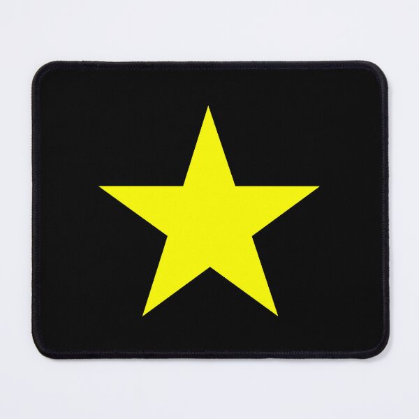 Item preview, Yellow Five Point Star designed and sold by pattern-archive.