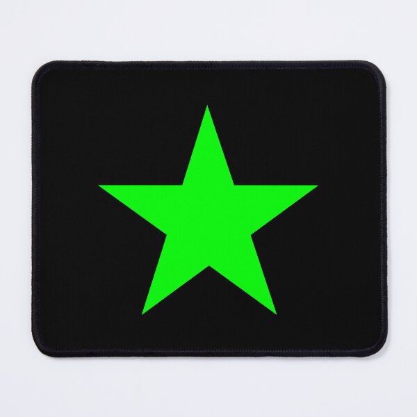 Item preview, Lime Five Point Star designed and sold by pattern-archive.