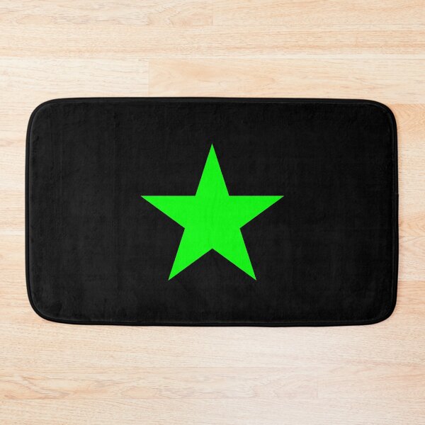 Item preview, Lime Five Point Star designed and sold by pattern-archive.