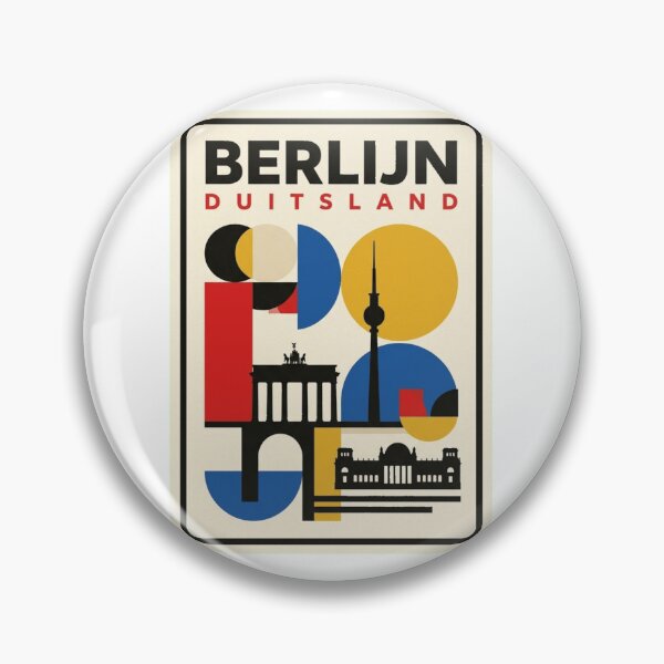 Item preview, Retro Berlin Bauhaus Geometric Skyline designed and sold by k3rstman1.
