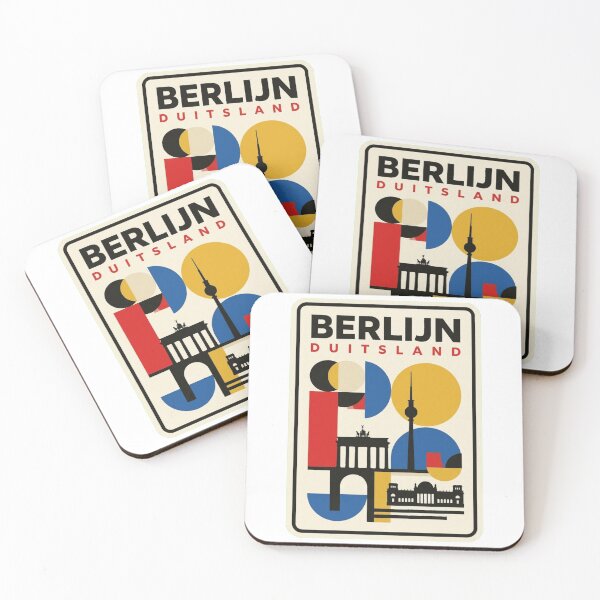 Item preview, Retro Berlin Bauhaus Geometric Skyline designed and sold by k3rstman1.