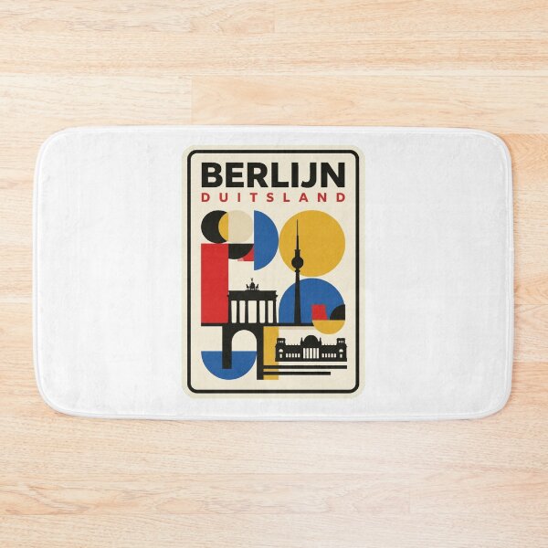 Item preview, Retro Berlin Bauhaus Geometric Skyline designed and sold by k3rstman1.