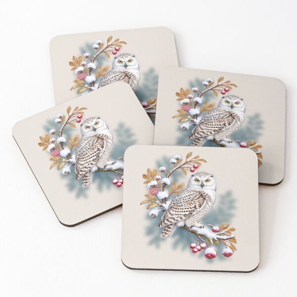 Item preview, Snowy Owl Elegant Portrait designed and sold by Eclectic Monkey.