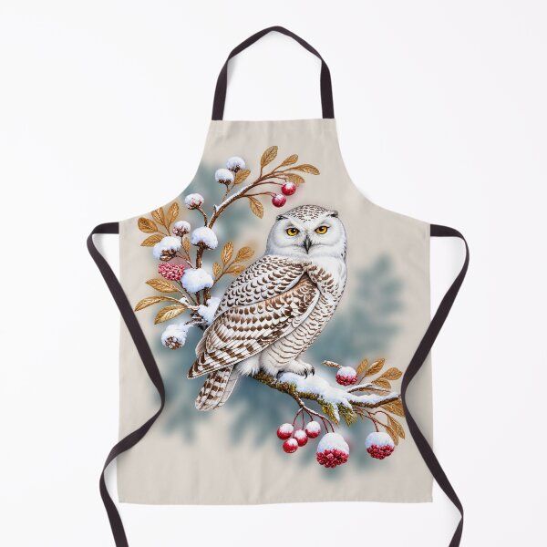Item preview, Snowy Owl Elegant Portrait designed and sold by Eclectic Monkey.