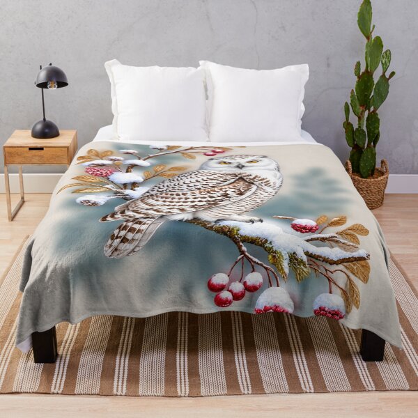 Item preview, Snowy Owl Elegant Portrait designed and sold by Eclectic Monkey.