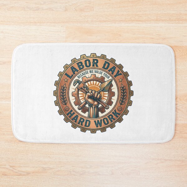 Item preview, Labor Day Tradesman Shirt - Hard Work Value Badge Tee designed and sold by relso.