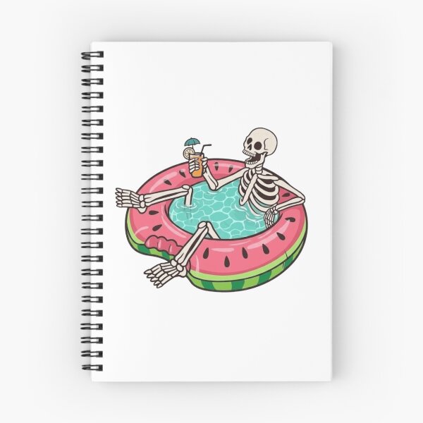 Item preview, Chill Skeleton Watermelon Pool Float designed and sold by wingoo22.