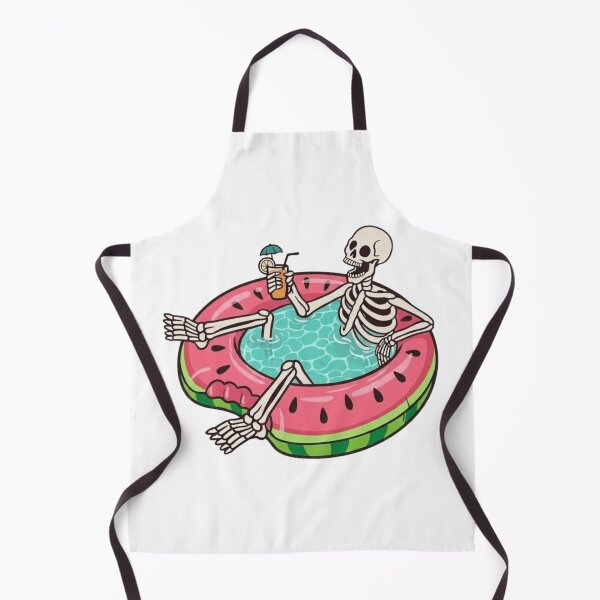 Item preview, Chill Skeleton Watermelon Pool Float designed and sold by wingoo22.
