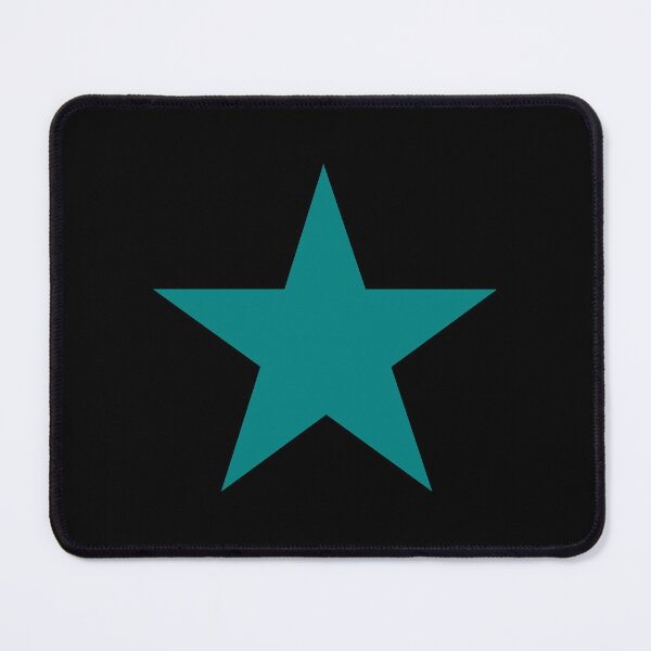 Item preview, Teal Five Point Star designed and sold by pattern-archive.