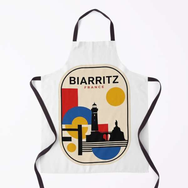 Aperçu de l'œuvre Horizon géométrique rétro de Biarritz Bauhaus créée et vendue par k3rstman1.