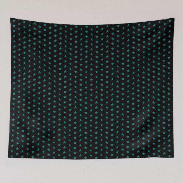 Item preview, Teal Five Point Star designed and sold by pattern-archive.
