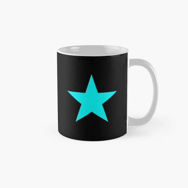 Item preview, Cyan Five Point Star designed and sold by pattern-archive.