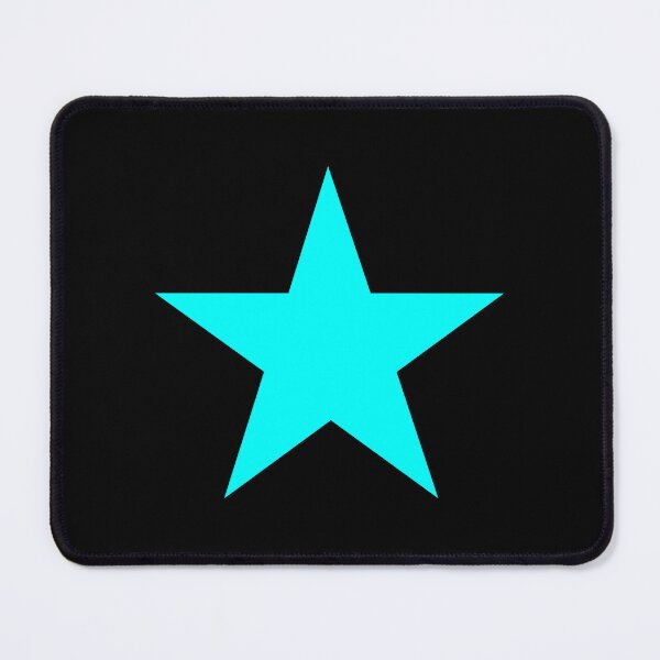 Item preview, Cyan Five Point Star designed and sold by pattern-archive.