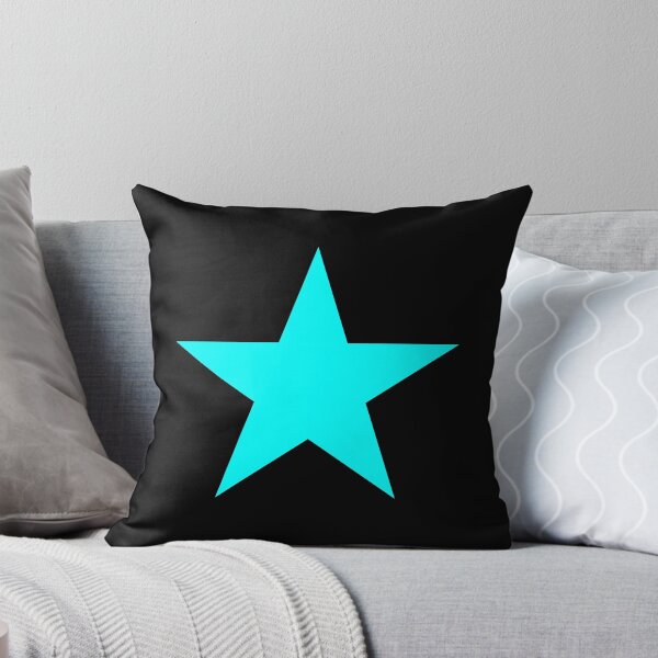 Item preview, Cyan Five Point Star designed and sold by pattern-archive.
