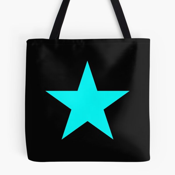 Item preview, Cyan Five Point Star designed and sold by pattern-archive.